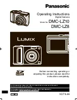 Panasonic DMC LZ8K - Lumix Digital Camera Operating Instructions Manual предпросмотр