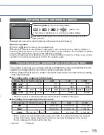 Preview for 15 page of Panasonic DMC-S1K Owner'S Manual