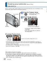 Предварительный просмотр 22 страницы Panasonic DMC-S1K Owner'S Manual