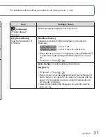 Preview for 31 page of Panasonic DMC-S1K Owner'S Manual