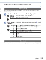 Preview for 55 page of Panasonic DMC-S1K Owner'S Manual