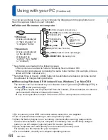 Preview for 64 page of Panasonic DMC-S1K Owner'S Manual