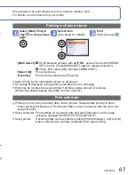 Предварительный просмотр 67 страницы Panasonic DMC-S1K Owner'S Manual