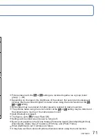 Preview for 71 page of Panasonic DMC-SZ10EG-S Owner'S Manual