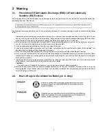 Предварительный просмотр 5 страницы Panasonic DMC-SZ1GKDMC-SZ1GN Service Manual