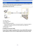 Preview for 11 page of Panasonic DMC-SZ3V Owner'S Manual