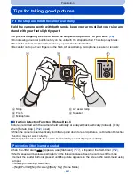 Предварительный просмотр 22 страницы Panasonic DMC-SZ3V Owner'S Manual