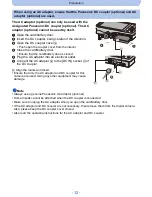 Предварительный просмотр 12 страницы Panasonic DMC-SZ5K Owner'S Manual