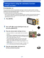 Предварительный просмотр 27 страницы Panasonic DMC-SZ5K Owner'S Manual