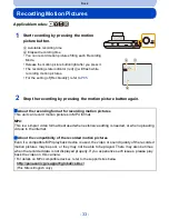 Предварительный просмотр 33 страницы Panasonic DMC-SZ5K Owner'S Manual