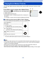 Предварительный просмотр 38 страницы Panasonic DMC-SZ5K Owner'S Manual