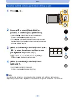 Предварительный просмотр 40 страницы Panasonic DMC-SZ5K Owner'S Manual