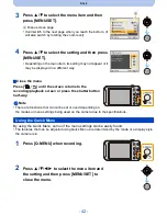 Предварительный просмотр 42 страницы Panasonic DMC-SZ5K Owner'S Manual