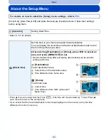 Предварительный просмотр 43 страницы Panasonic DMC-SZ5K Owner'S Manual