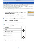 Предварительный просмотр 87 страницы Panasonic DMC-SZ5K Owner'S Manual