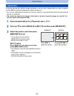 Предварительный просмотр 93 страницы Panasonic DMC-SZ5K Owner'S Manual