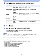 Предварительный просмотр 96 страницы Panasonic DMC-SZ5K Owner'S Manual