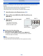 Предварительный просмотр 100 страницы Panasonic DMC-SZ5K Owner'S Manual