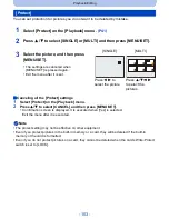 Предварительный просмотр 103 страницы Panasonic DMC-SZ5K Owner'S Manual