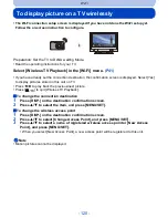 Предварительный просмотр 120 страницы Panasonic DMC-SZ5K Owner'S Manual