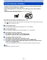 Предварительный просмотр 121 страницы Panasonic DMC-SZ5K Owner'S Manual