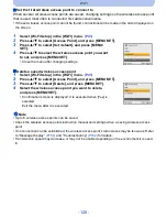 Предварительный просмотр 128 страницы Panasonic DMC-SZ5K Owner'S Manual