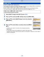 Предварительный просмотр 129 страницы Panasonic DMC-SZ5K Owner'S Manual