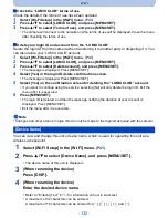 Предварительный просмотр 132 страницы Panasonic DMC-SZ5K Owner'S Manual