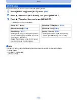 Предварительный просмотр 134 страницы Panasonic DMC-SZ5K Owner'S Manual