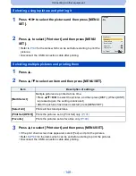 Предварительный просмотр 148 страницы Panasonic DMC-SZ5K Owner'S Manual