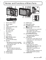 Предварительный просмотр 9 страницы Panasonic DMC-SZ9 Basic Operating Instructions Manual