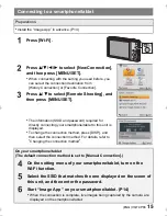 Preview for 15 page of Panasonic DMC-SZ9 Basic Owner'S Manual