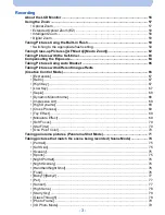 Предварительный просмотр 3 страницы Panasonic DMC-SZ9 Owner'S Manual