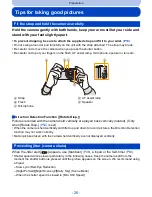 Предварительный просмотр 26 страницы Panasonic DMC-SZ9 Owner'S Manual