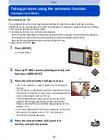 Предварительный просмотр 28 страницы Panasonic DMC-SZ9 Owner'S Manual