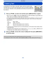 Предварительный просмотр 80 страницы Panasonic DMC-SZ9 Owner'S Manual