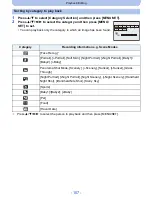 Предварительный просмотр 107 страницы Panasonic DMC-SZ9 Owner'S Manual