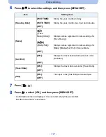 Предварительный просмотр 117 страницы Panasonic DMC-SZ9 Owner'S Manual