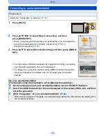 Предварительный просмотр 133 страницы Panasonic DMC-SZ9 Owner'S Manual