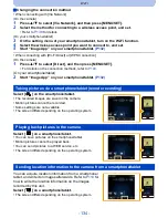 Предварительный просмотр 134 страницы Panasonic DMC-SZ9 Owner'S Manual