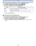 Предварительный просмотр 162 страницы Panasonic DMC-SZ9 Owner'S Manual