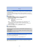 Preview for 77 page of Panasonic DMC-SZ9EB Operating Instructions Manual