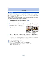 Preview for 123 page of Panasonic DMC-SZ9EB Operating Instructions Manual