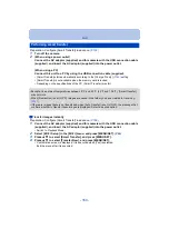 Preview for 160 page of Panasonic DMC-SZ9EB Operating Instructions Manual