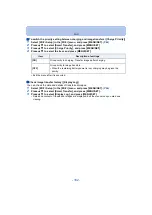 Preview for 162 page of Panasonic DMC-SZ9EB Operating Instructions Manual