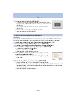 Preview for 164 page of Panasonic DMC-SZ9EB Operating Instructions Manual