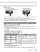 Preview for 23 page of Panasonic DMC-TS10R Basic Operating Instructions Manual