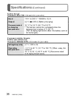 Preview for 36 page of Panasonic DMC-TS10R Basic Operating Instructions Manual