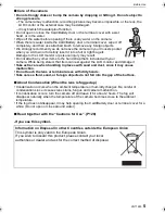 Предварительный просмотр 5 страницы Panasonic DMC-TS1D - Lumix Digital Camera Operating Instructions Manual