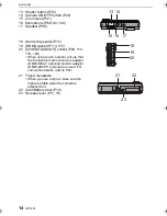 Предварительный просмотр 14 страницы Panasonic DMC-TS1D - Lumix Digital Camera Operating Instructions Manual